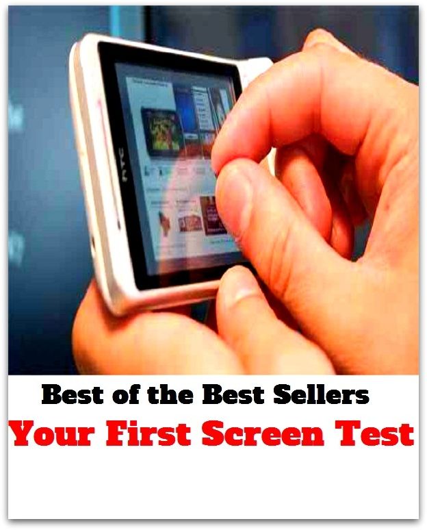 Best of the Best Sellers Your First Screen Test (screenplay, film script, bury, secrete, pavilion, keep back, blind, screen, refuge, harbor, shelter, house, cover )
