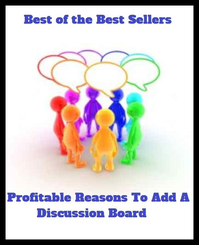 Best of the Best Sellers Profitable Reasons To Add A Discussion Board ( profession, career, occupation, trade, vocation, business, biz, merchandise, occupation, craft, calling, action, act, work, engagement )