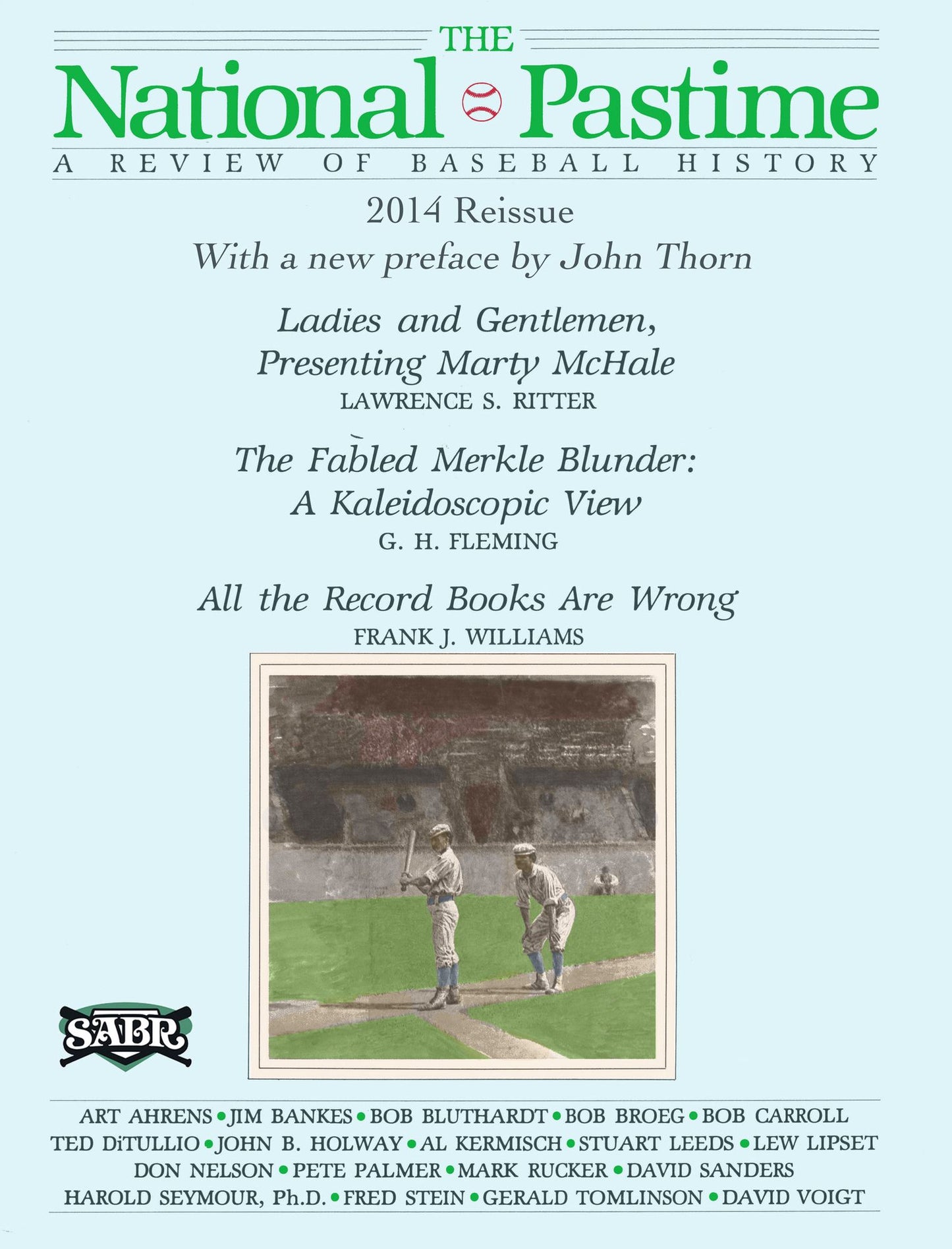 The National Pastime: Premiere Issue Digital Re-Issue