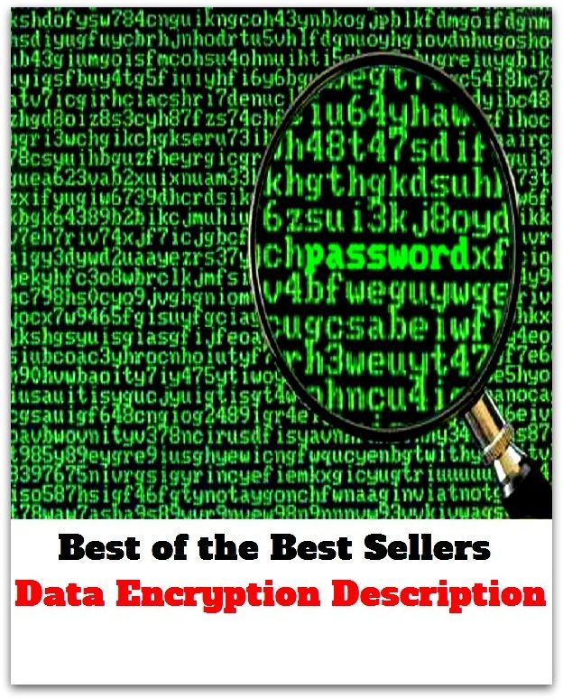 Best of the best sellers Data Encryption Description (Dossier, evidence, goods, info, input, knowledge, picture, statistics, testimony, abstracts, circumstances, compilations, conclusions, details.)