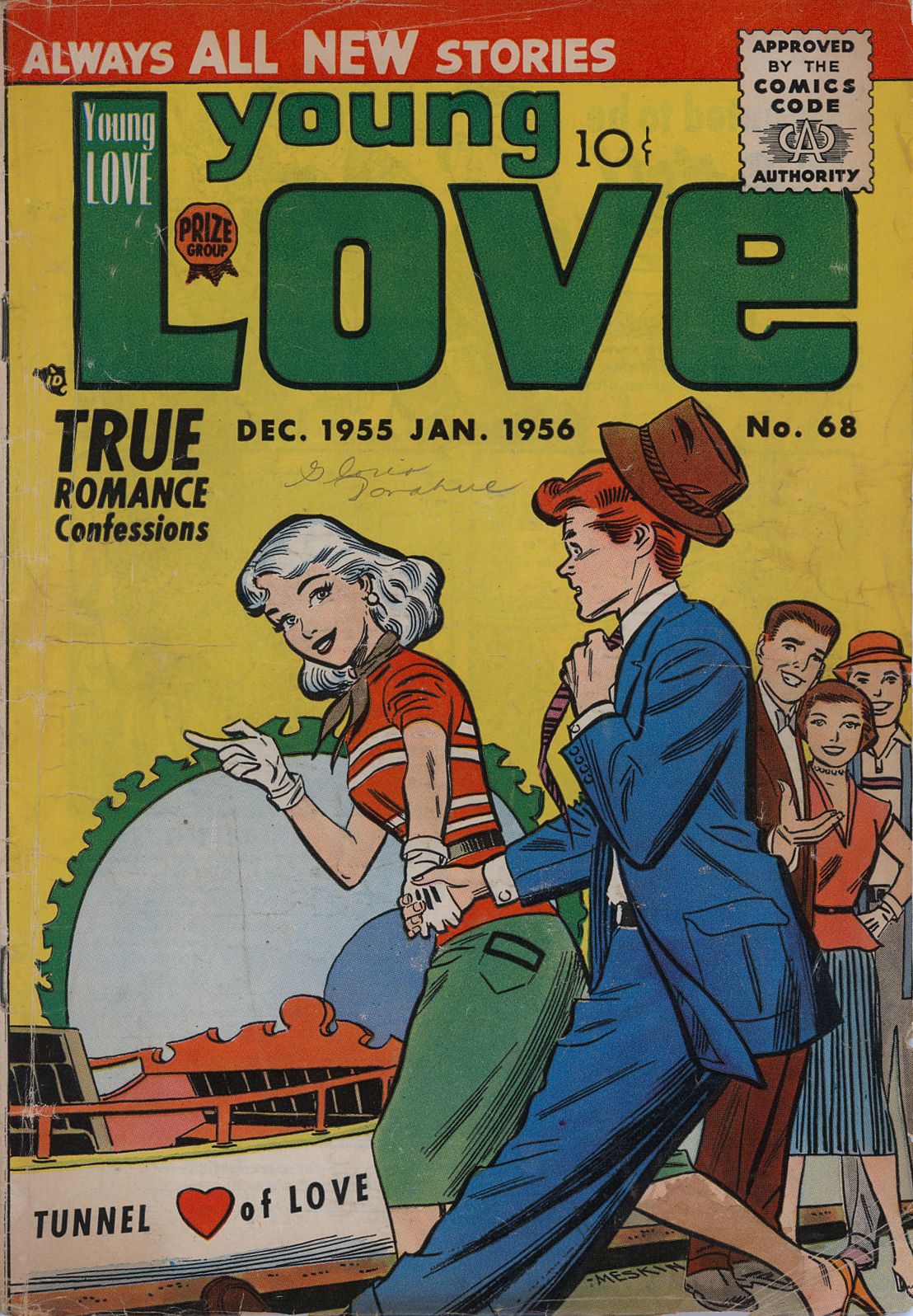 Young Love Number 68 Love Comic Book