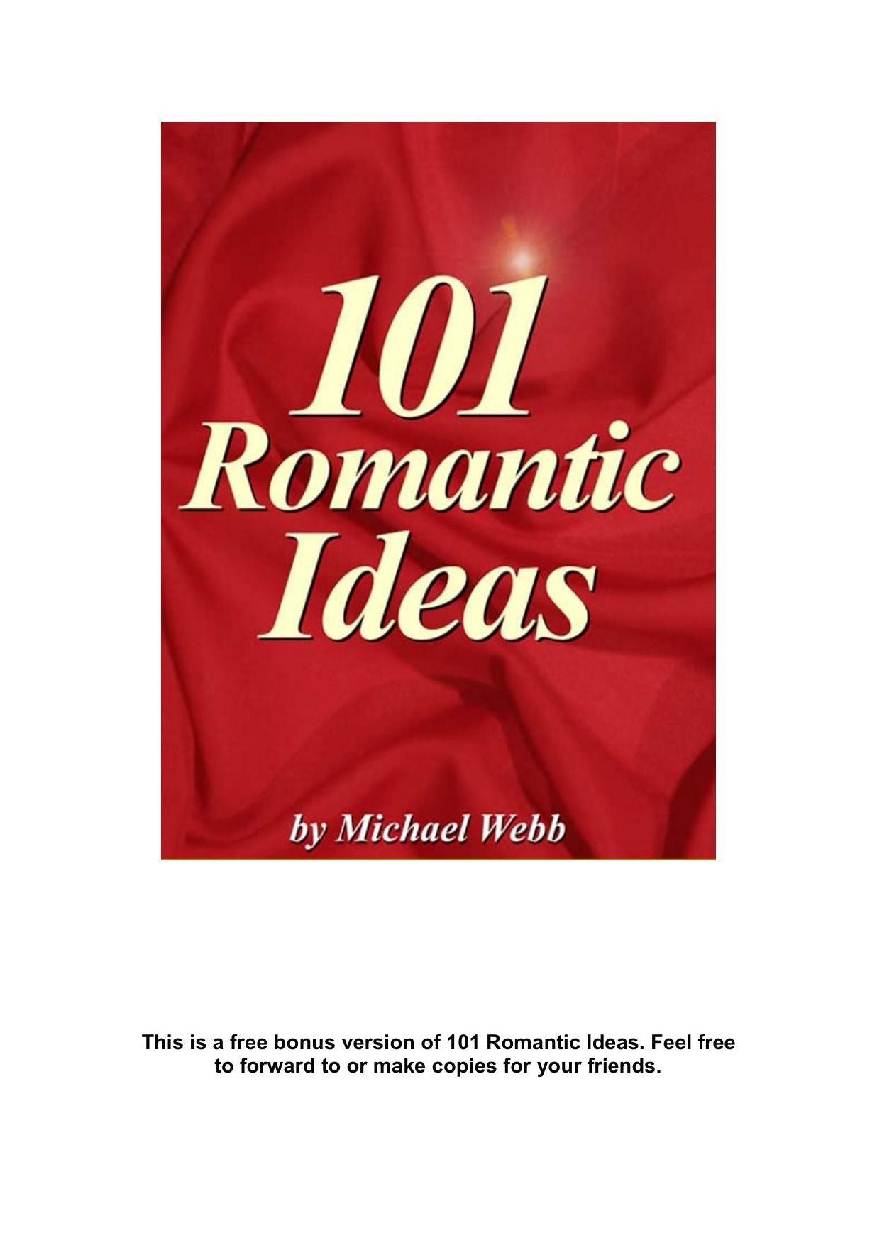 101 Romantic Ideas