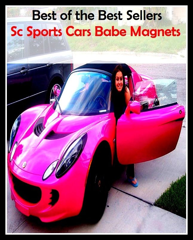 99 Cent Best Seller Sc Sports Cars Babe Magnets (Convertible,two-seater,coupe,sport car,,bucket of bolts,bug,buggy,clunker,compact,crate,gas guzzler,go-cart,hardtop,hatchback)