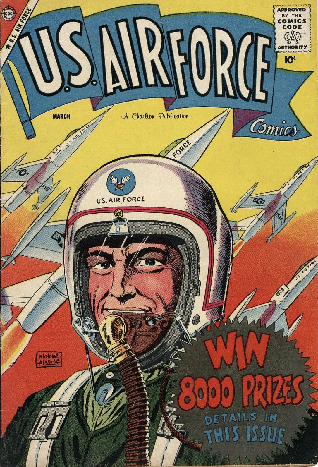 US Air Force Comics Number 3 War Comic Book