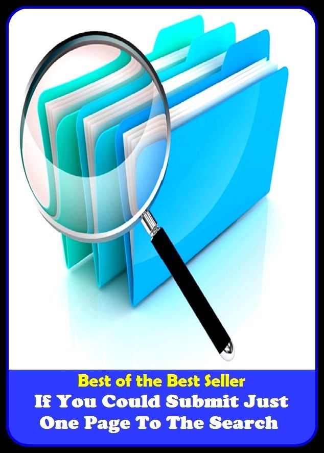 Best of the best seller If You Could Submit Just One Page To The Search(cyberspace,WWW,ARPANET,hyperspace,infobahn,information highway,information superhighway,National Information Infrastructure,online network)