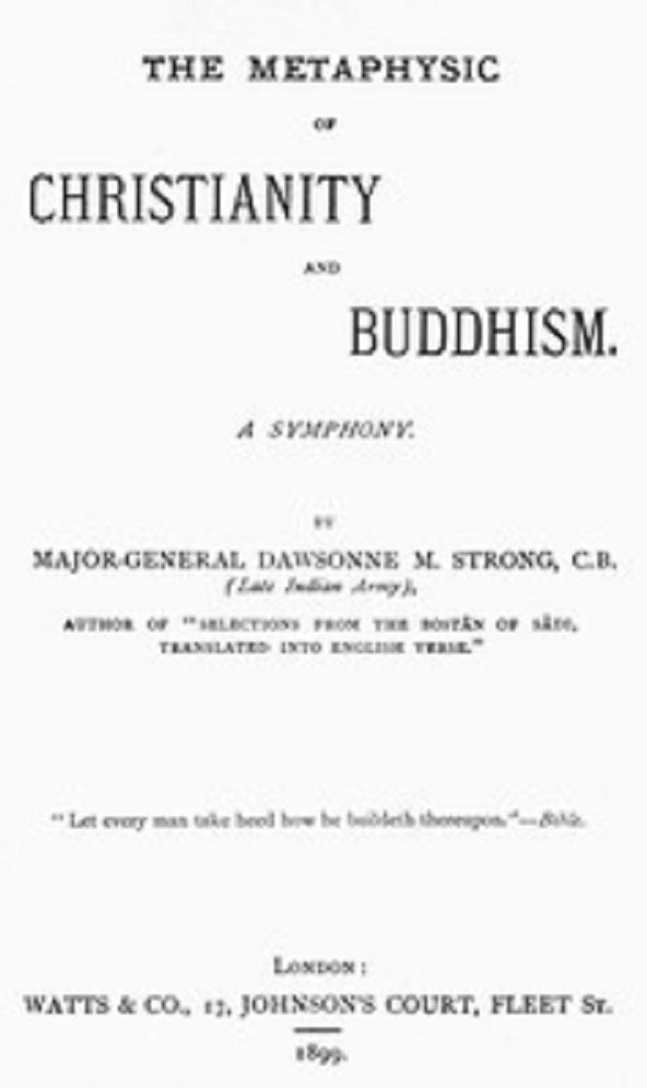 The Metaphysic of Christianity and Buddhism (Unabridged)