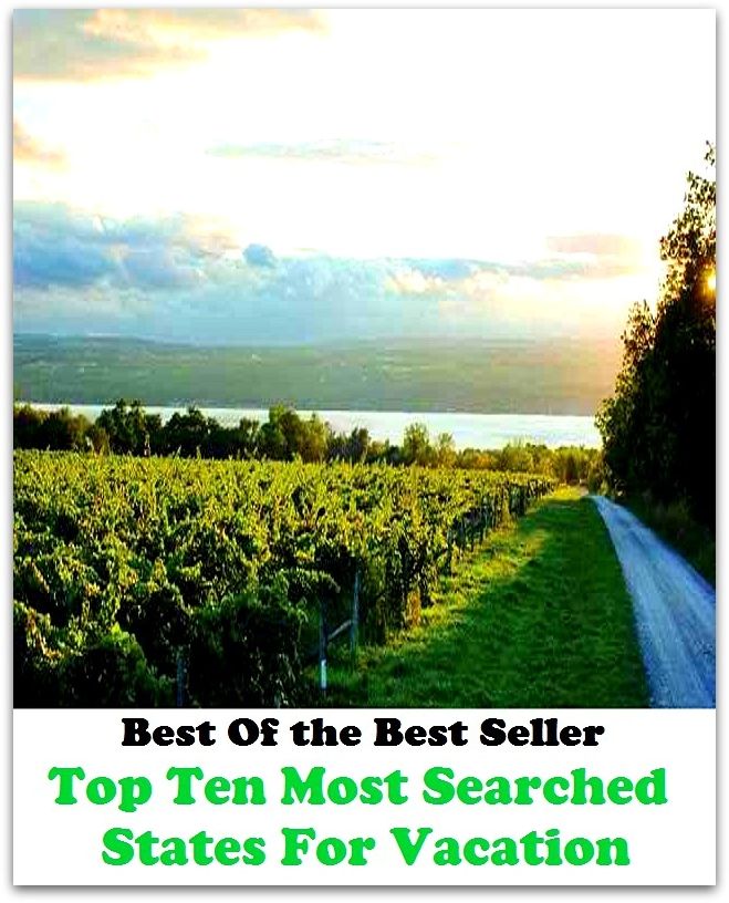 Best of the best sellers Top Ten Most Searched States For Vacatio ( vacation, holiday, travel, driving, excursion, flying, movement, navigation, ride, sailing, sightseeing, tour, trip, journey, amusement, enjoyment, fun, hobby, pleasure )