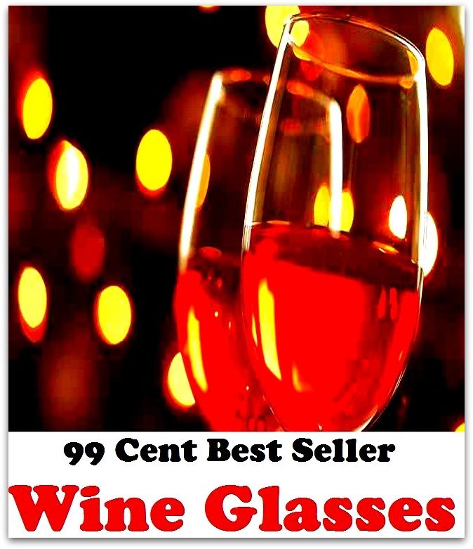 99 Cent Best Seller Wine Glasses, (color, lavender, lilac, mauve, periwinkle, plum, violet, amethyst, heliotrope, magenta)
