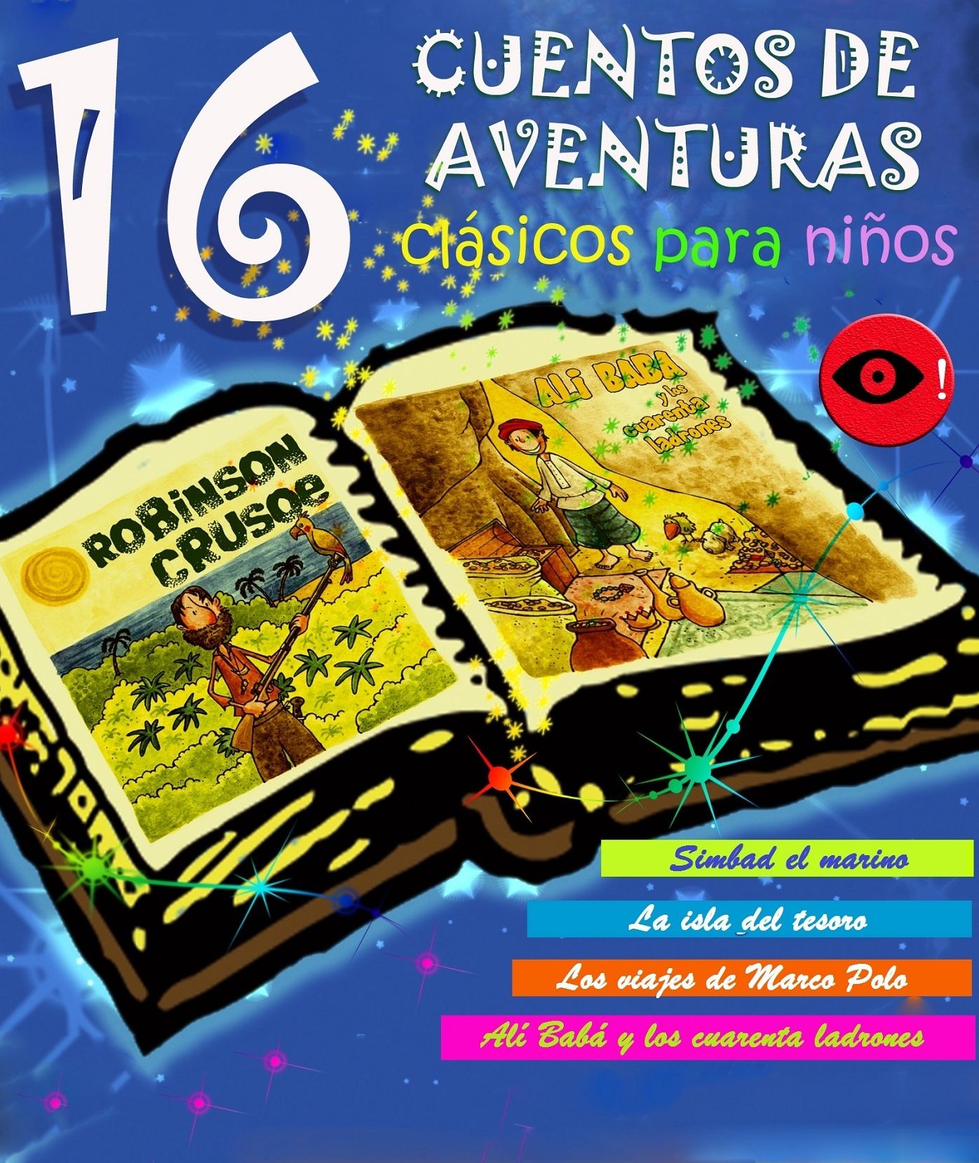16 cuentos de aventuras clásicos para niños