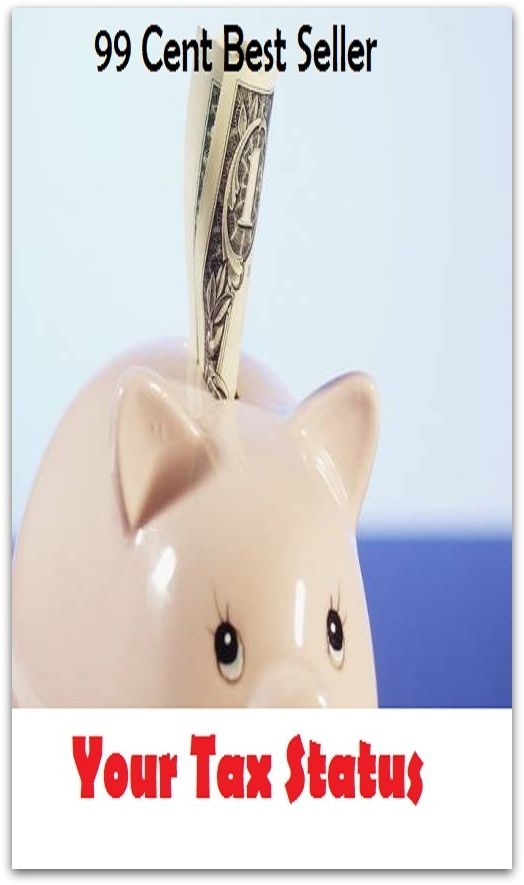 99 Cent Best Seller Your Tax Status ( tax income, revenue, taxation, tax revenue, tax, revenue enhancement, measure, assess, value, task, appraise, evaluate, valuate )