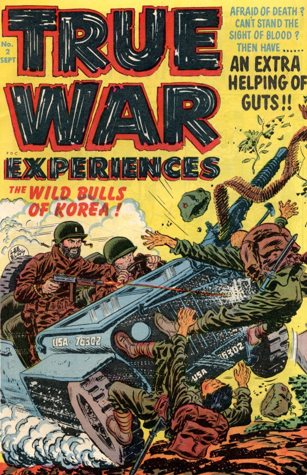 True War Experiences Number 2 War Comic Book