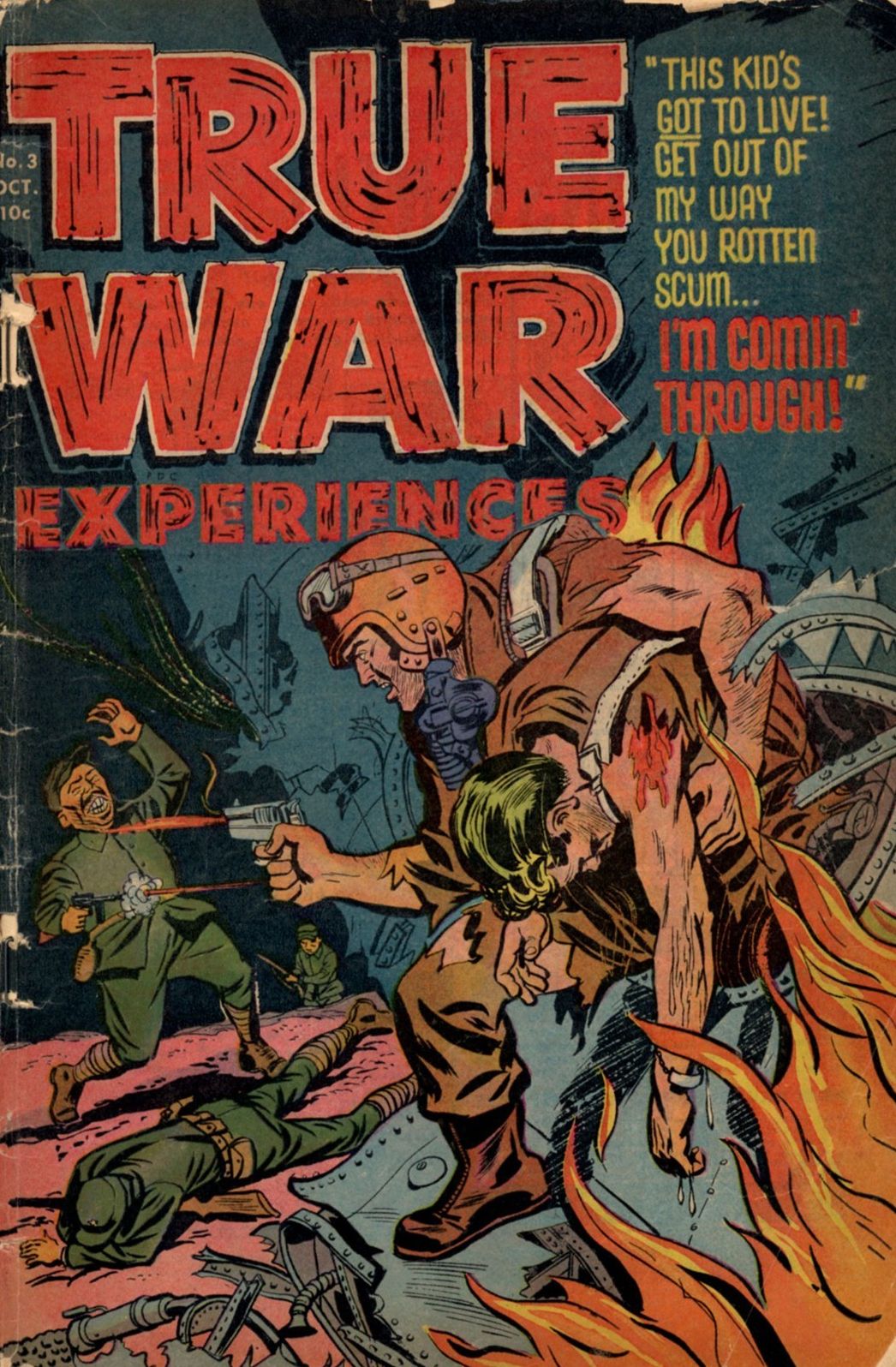 True War Experiences Number 3 War Comic Book