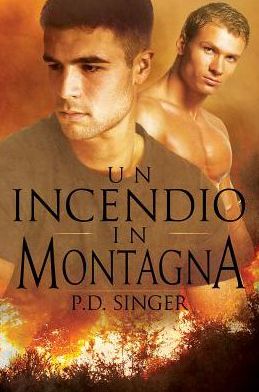 Un incendio in montagna