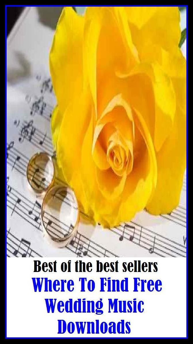 Best of the best sellers Where To Find Free Wedding Music Downloads ( melody, opera, piece, rap, rock, singing, soul, tune, acoustic, air, bebop, bop, chamber, classical )