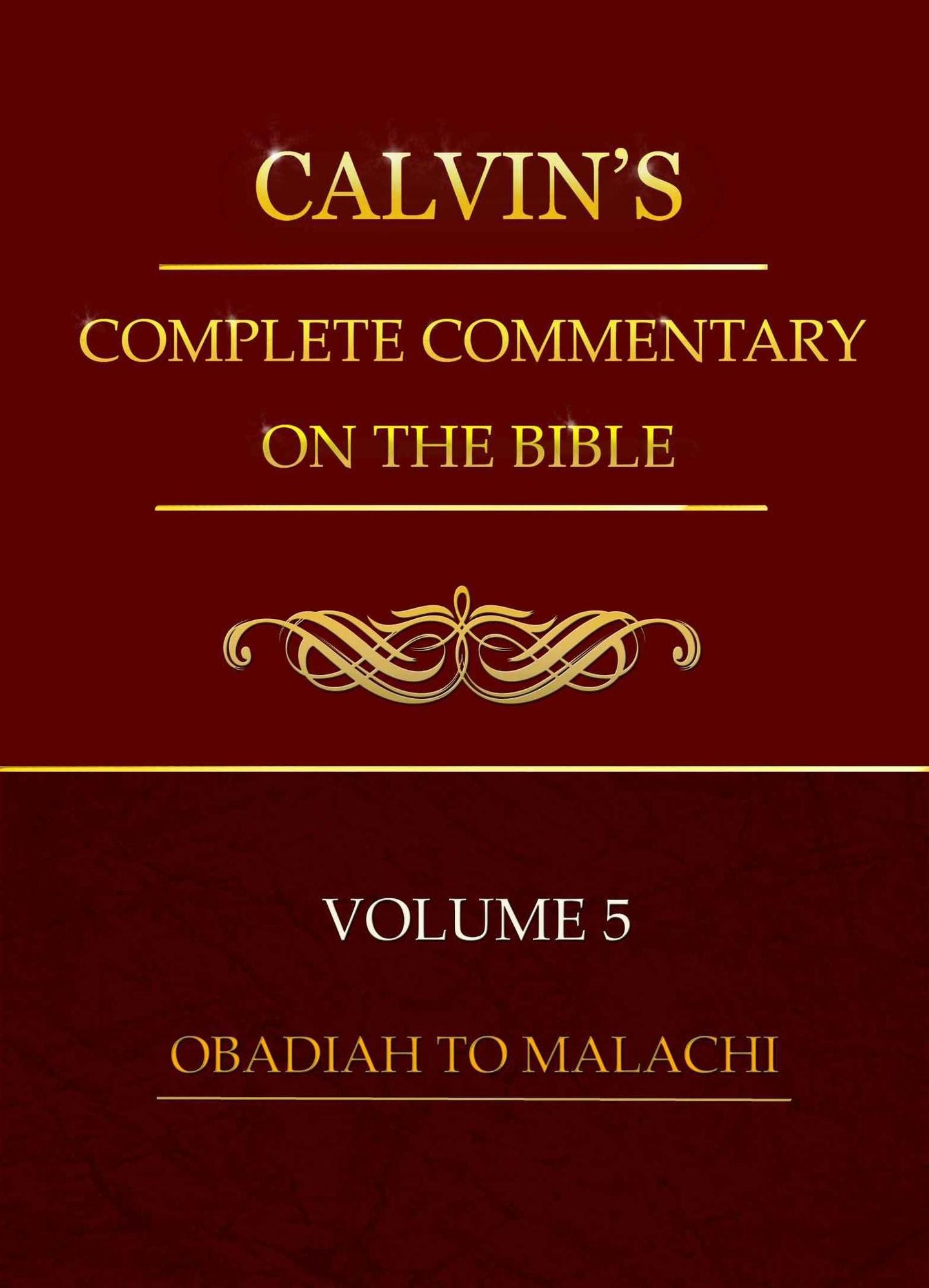 Calvin's Commentary, Volume 5