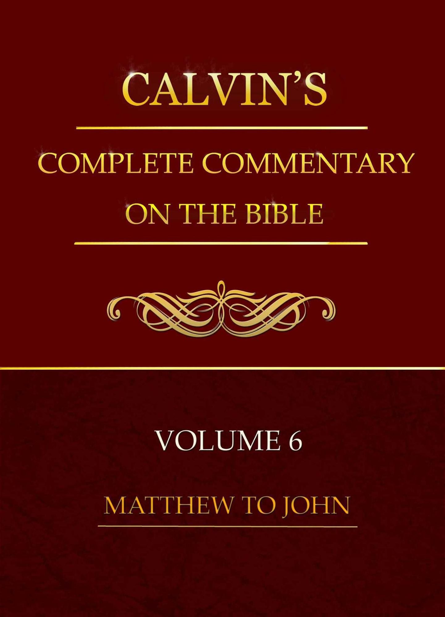 Calvin's Commentary, Volume 6