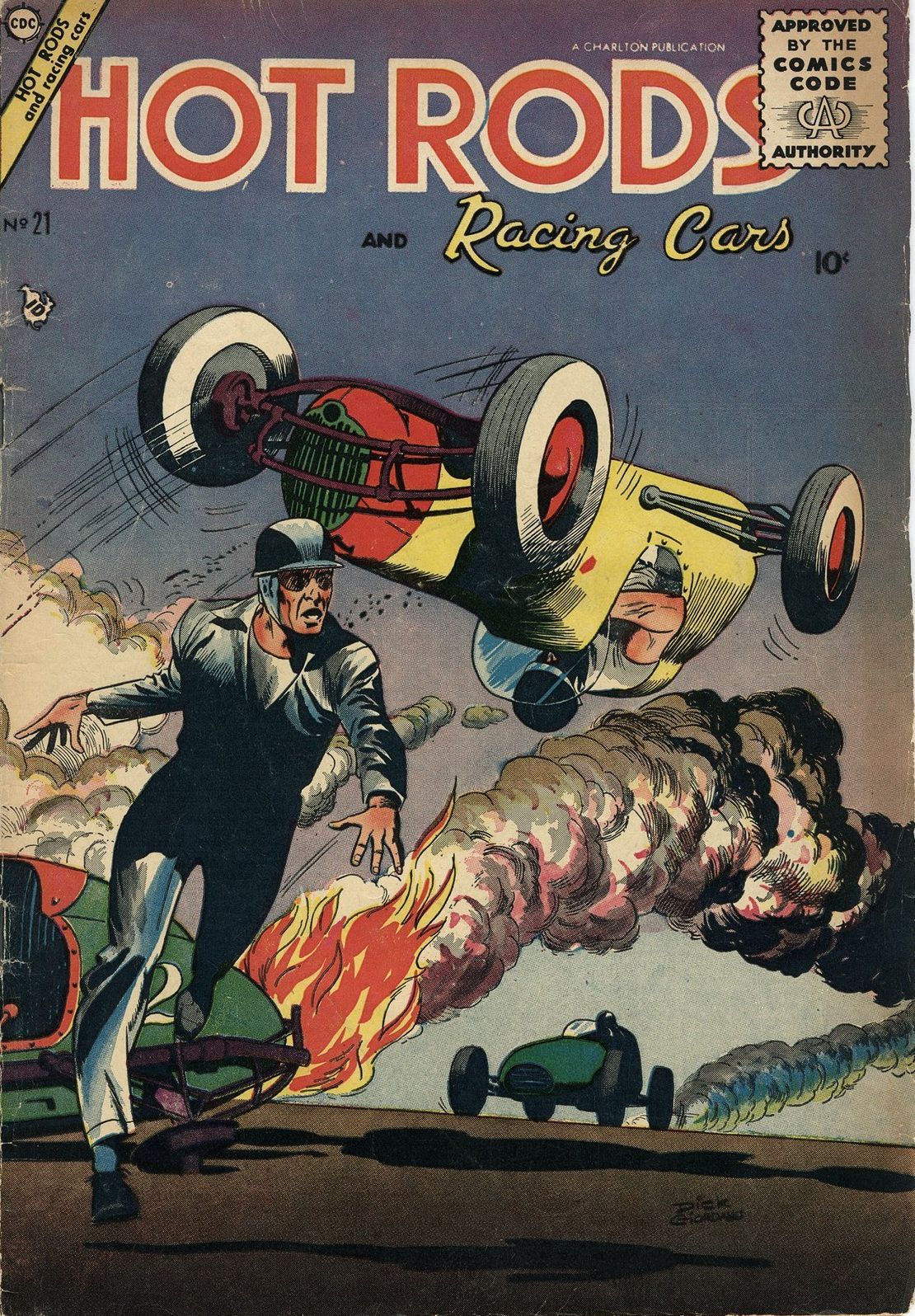 Hot Rods and Racing Cars Number 21 Car Comic Book
