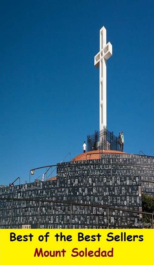 Best of the best sellers Mount Soledad ( travel, driving, excursion, flying, movement, navigation, ride, sailing, sightseeing, tour, trip, journey, amusement, enjoyment, fun, hobby, pleasure, relaxation, refreshment )