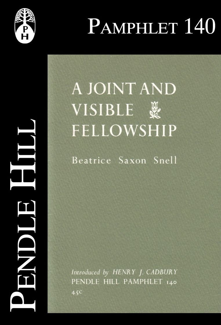 A Joint and Visible Fellowship