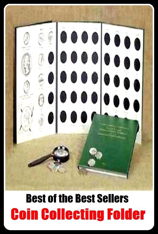 Best of the Best Sellers Coin Collecting Folder ( mint, stamp, strike, cast, punch, die, mold, forge, make, money, valuta, gelt )