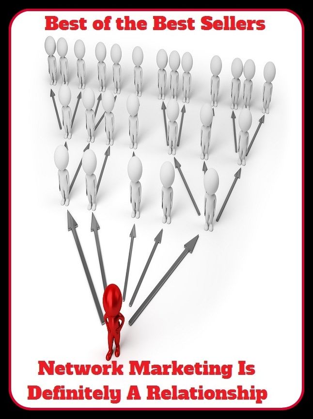 Marketing & Sales: Best of the Best Sellers Network Marketing Is Definitely A Relationship ( sell, retail, vend, merchandise, trade, peddle, hawk, advertise, promote, shopping )