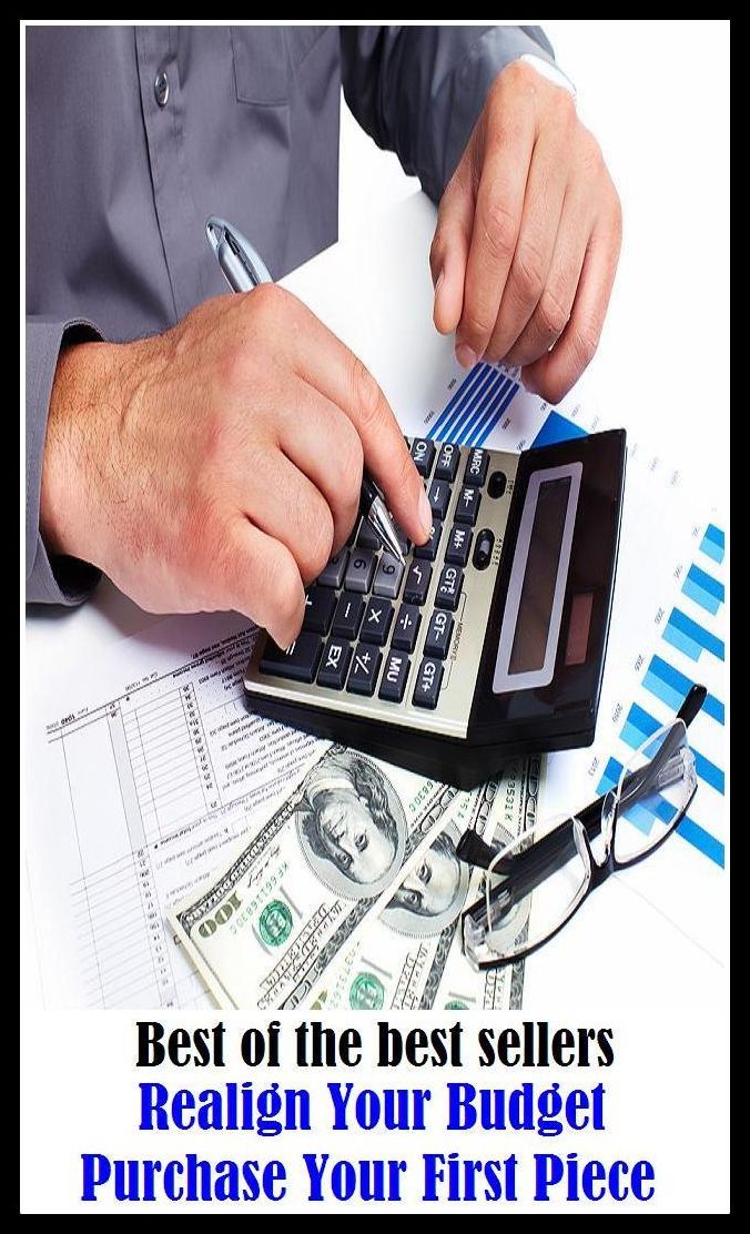 Best of the best sellers Realign Your Budget Purchase Your First Piece ( budgeting, allocate, calculate, apportion, compute, cost, estimate, predict, ration, allotment, allowance, donation, giving, funding, grant, marketing, saving, banking )
