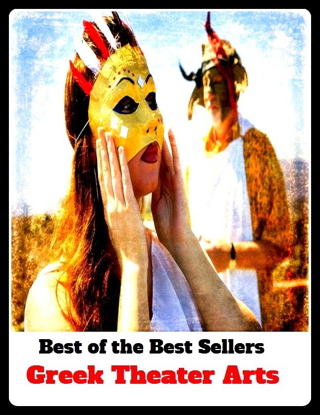Best of the Best Sellers Greek Theater Arts (theater, stage, theatre, playhouse, play-acting, letters, lettering )