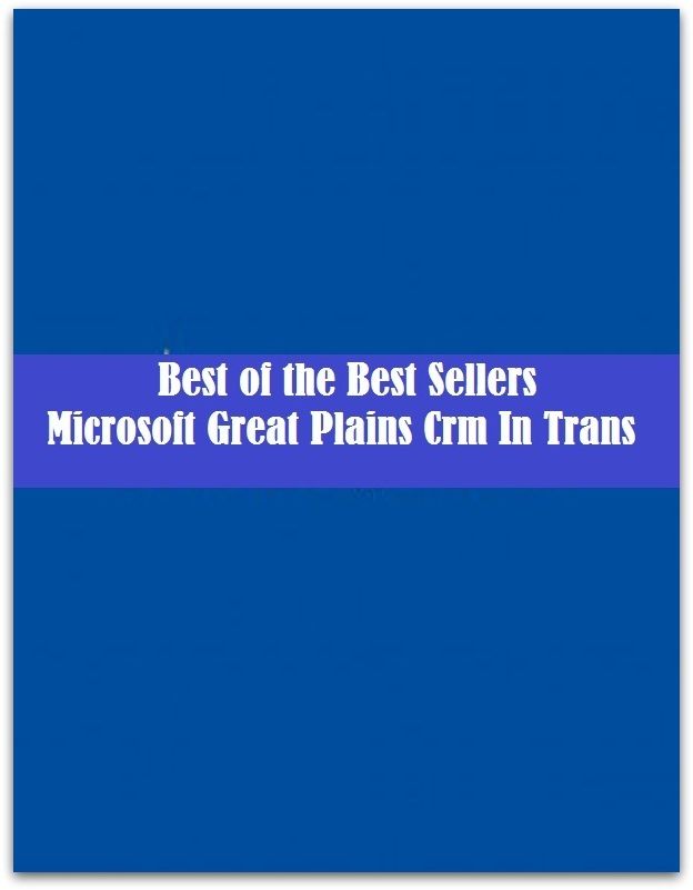 99 Cent Best Seller	Microsoft Great Plains Crm In Trans bigs,considerable,enormous,extreme,high,huge,immense,strong,terrible,tremendous()