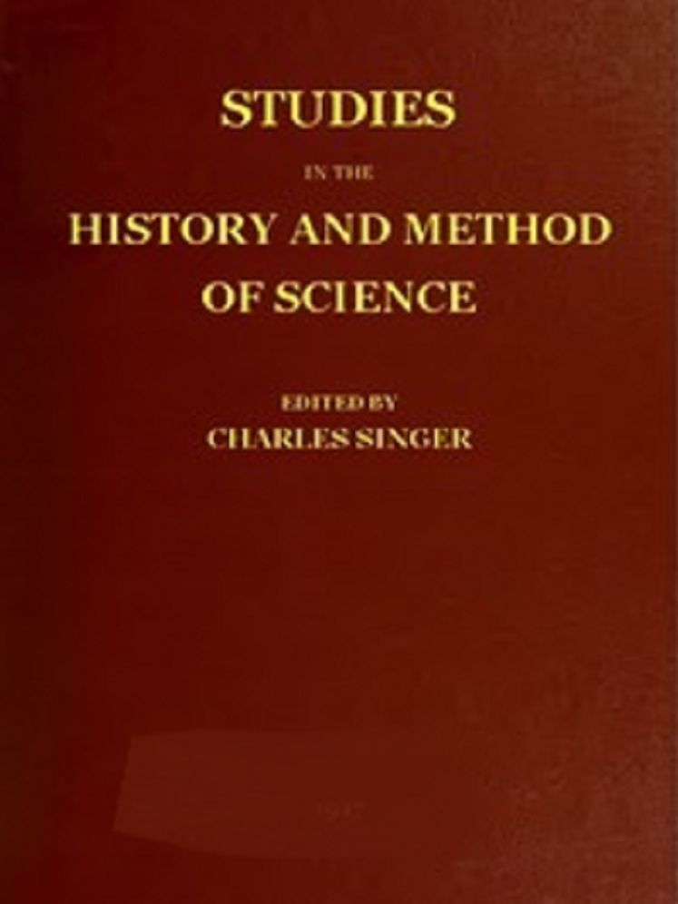 Studies in the History and Method of Science