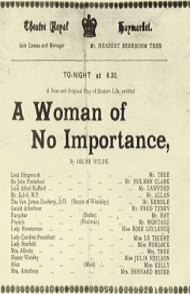 A Woman of No Importance