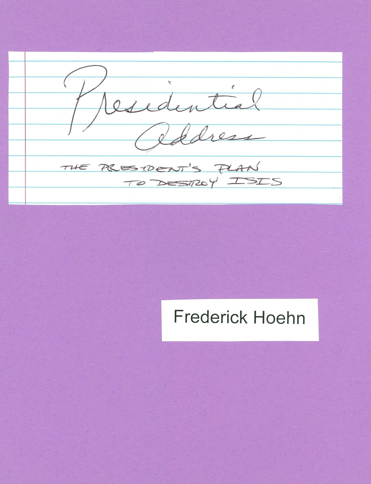 Presidential Address