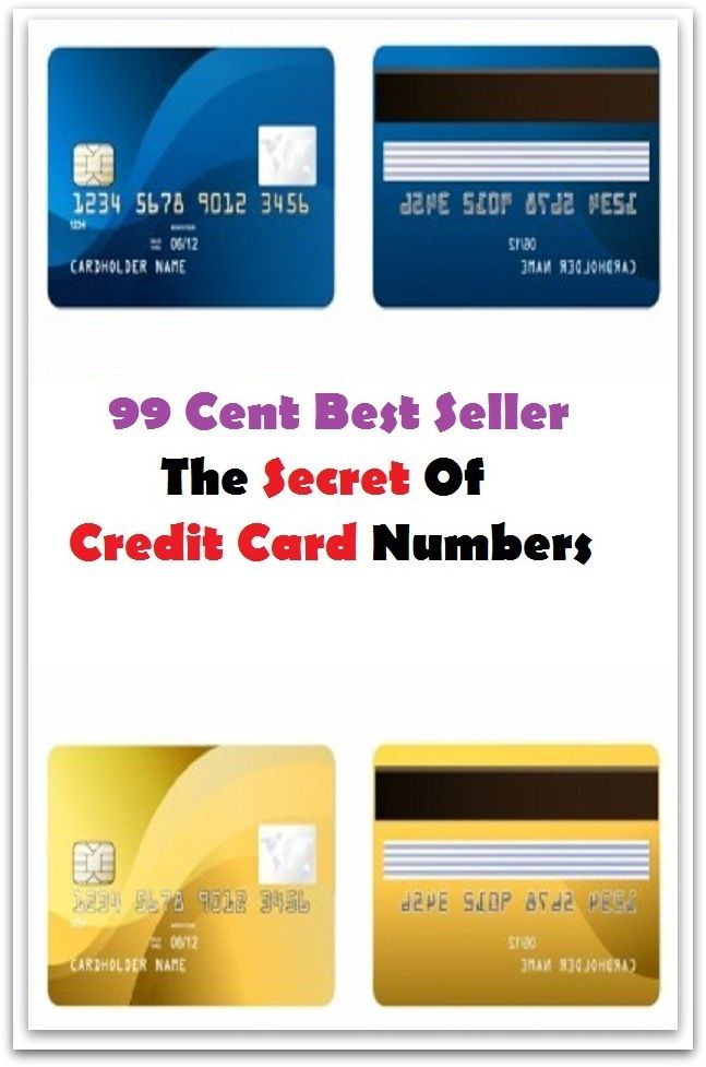 99 Cent Best Seller The Secret Of Credit Card Numbers ( essay, paper, thesis, dissertation, composition, article, treatise, theory, idea, hypothesis )