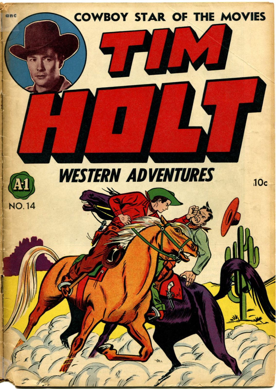 Tim Holt Number 1 Western Comic Book