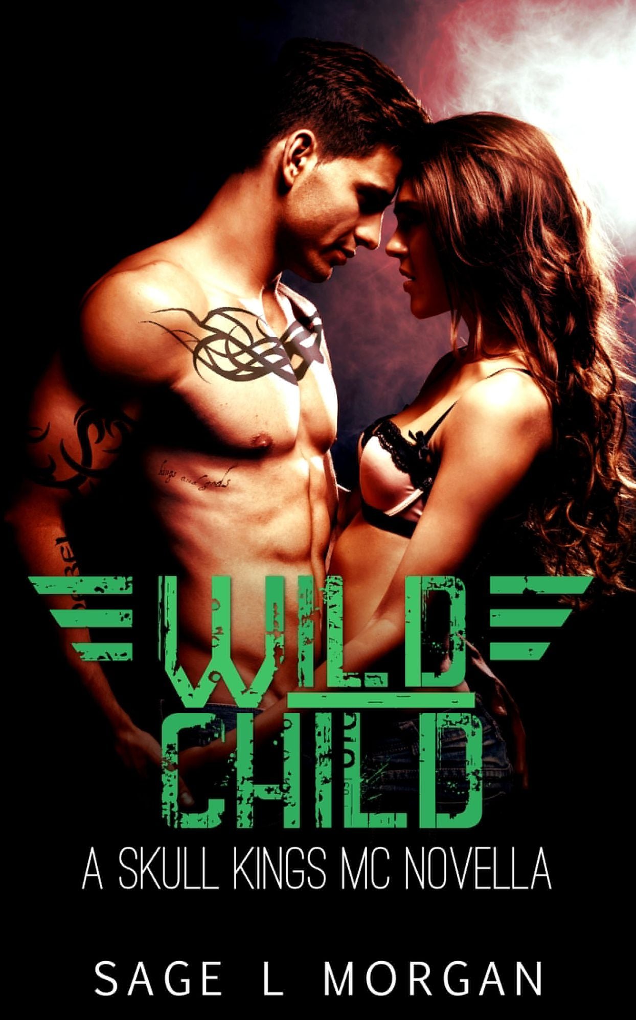 Wild Child: A Skull Kings MC Novella (new adult biker erotic romance)