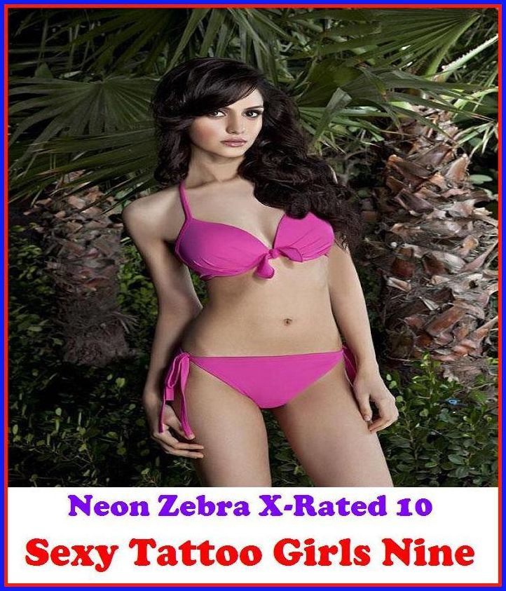 Bi-Sexual: Neon Zebra X-Rated 10!	Sexy Tattoo Girls Nine ( Erotic Photography, Erotic Stories, Nude Photos, Naked , Adult Nudes, Breast, Domination, Bare Ass, Lesbian, She-male )