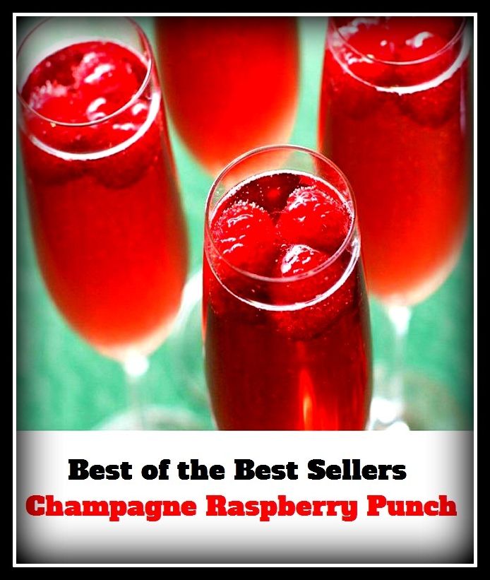 Best of the best seller Champagne Raspberry Punch(bread,cooking,cuisine,drink,fare,feed,foodstuff,meal,meat,snack,aliment)
