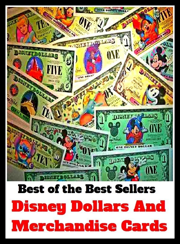 best of the best seller Disney Dollars And Merchandise Cards (break, holiday, layoff, recess, respite, rest, sabbatical, time off, fiesta, furlough)