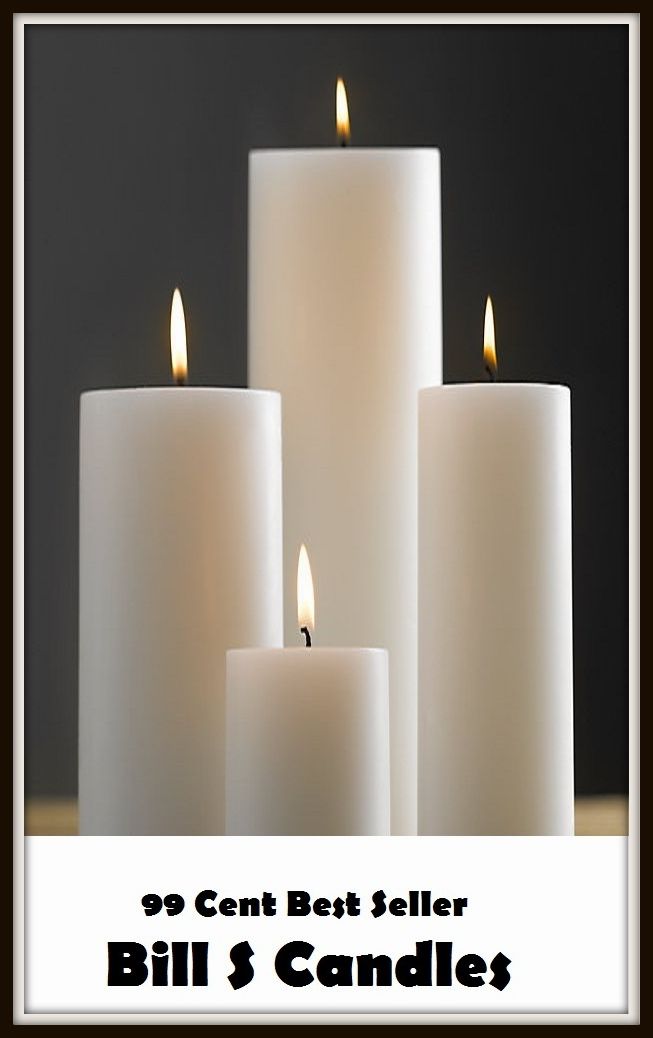 99 Cent Best Seller Bill S Candles (Art, Saweeet , colors, color order, Forrest, Coconut Mango, Valentine's, including jars, pillars, floating, votives, tins, cakes )