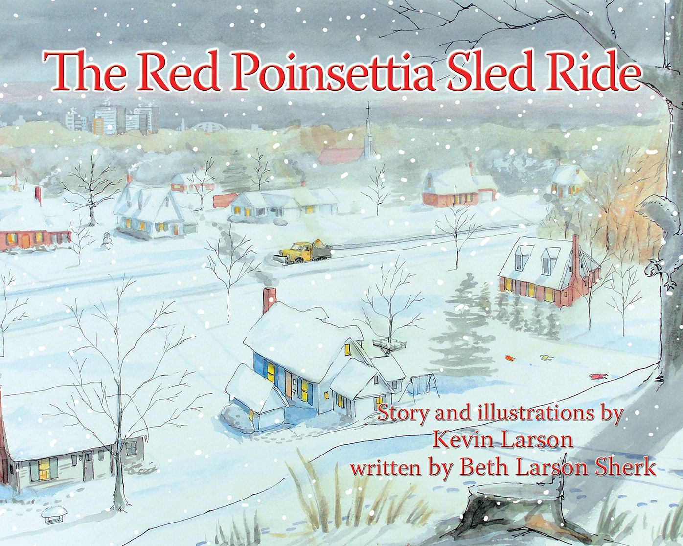The Red Poinsettia Sled Ride