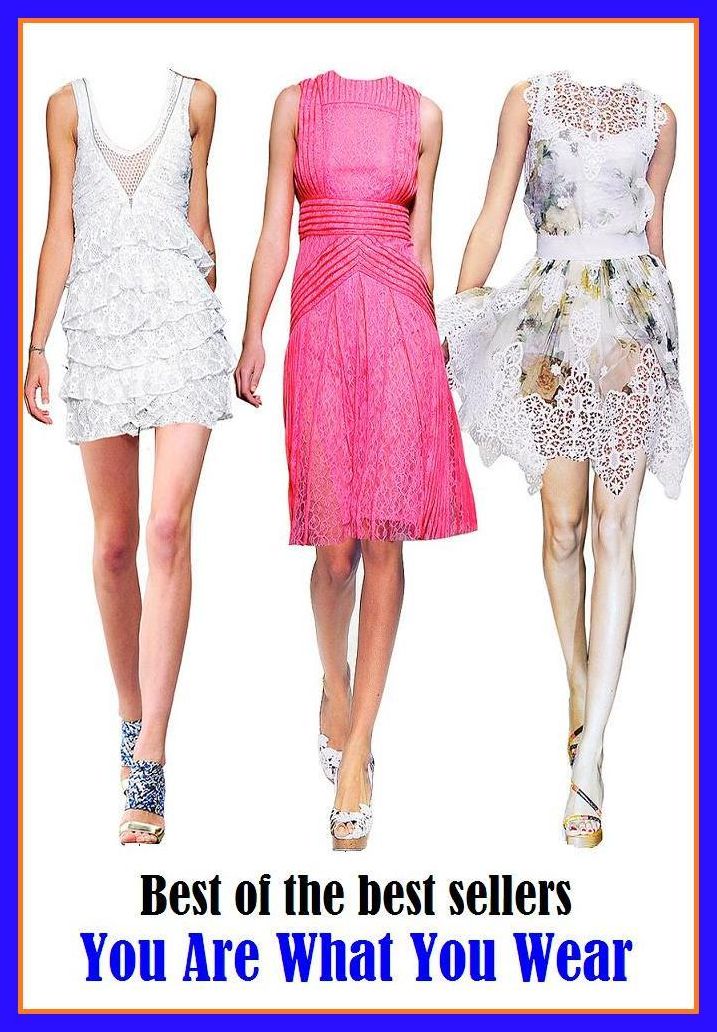 Best of the Best Sellers You Are What You Wear ( dress in, be clothed in, have on, sport, model, put on, don, erode, abrade, rub away, grind away, wash away )