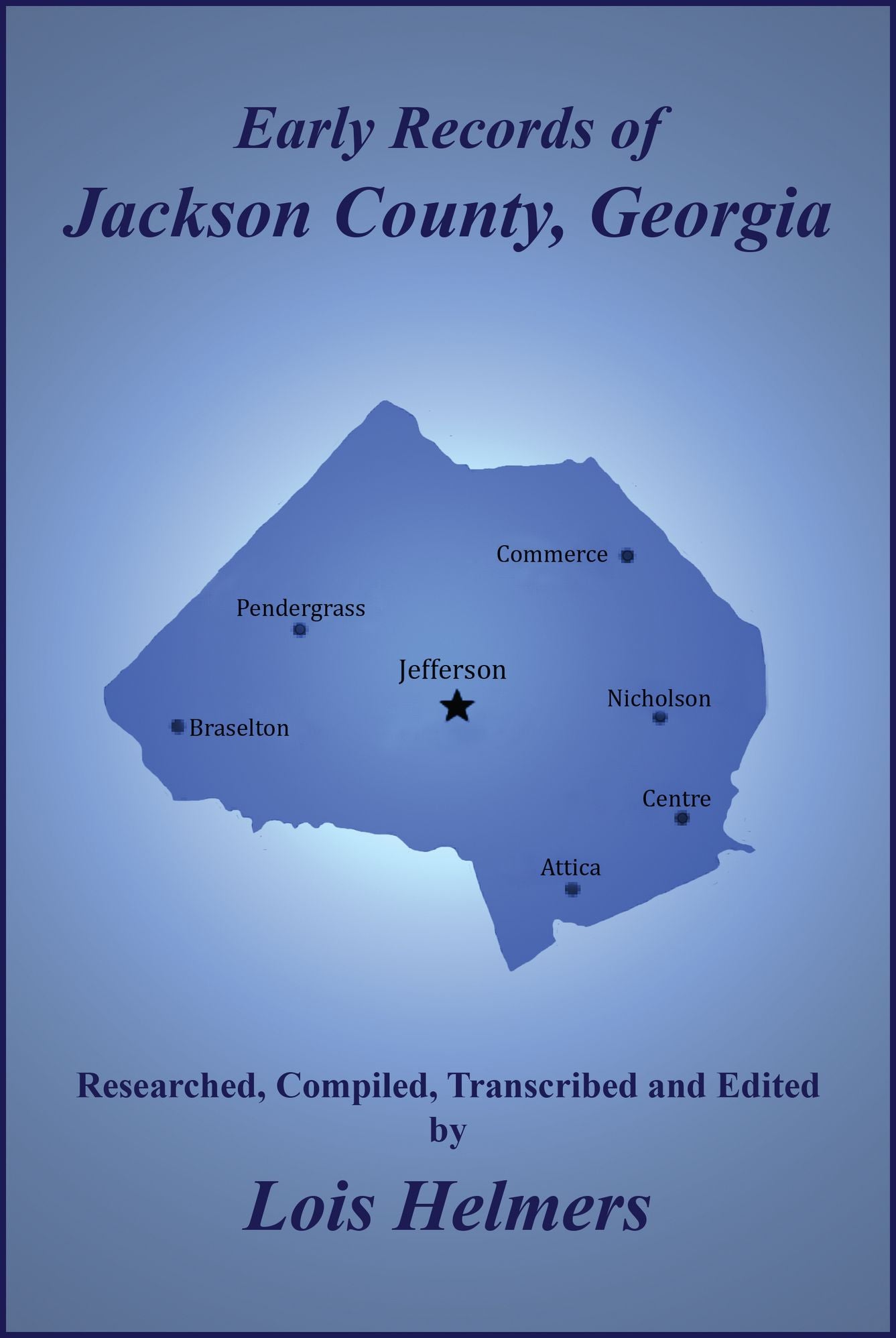 Early Records of Jackson County, Georgia