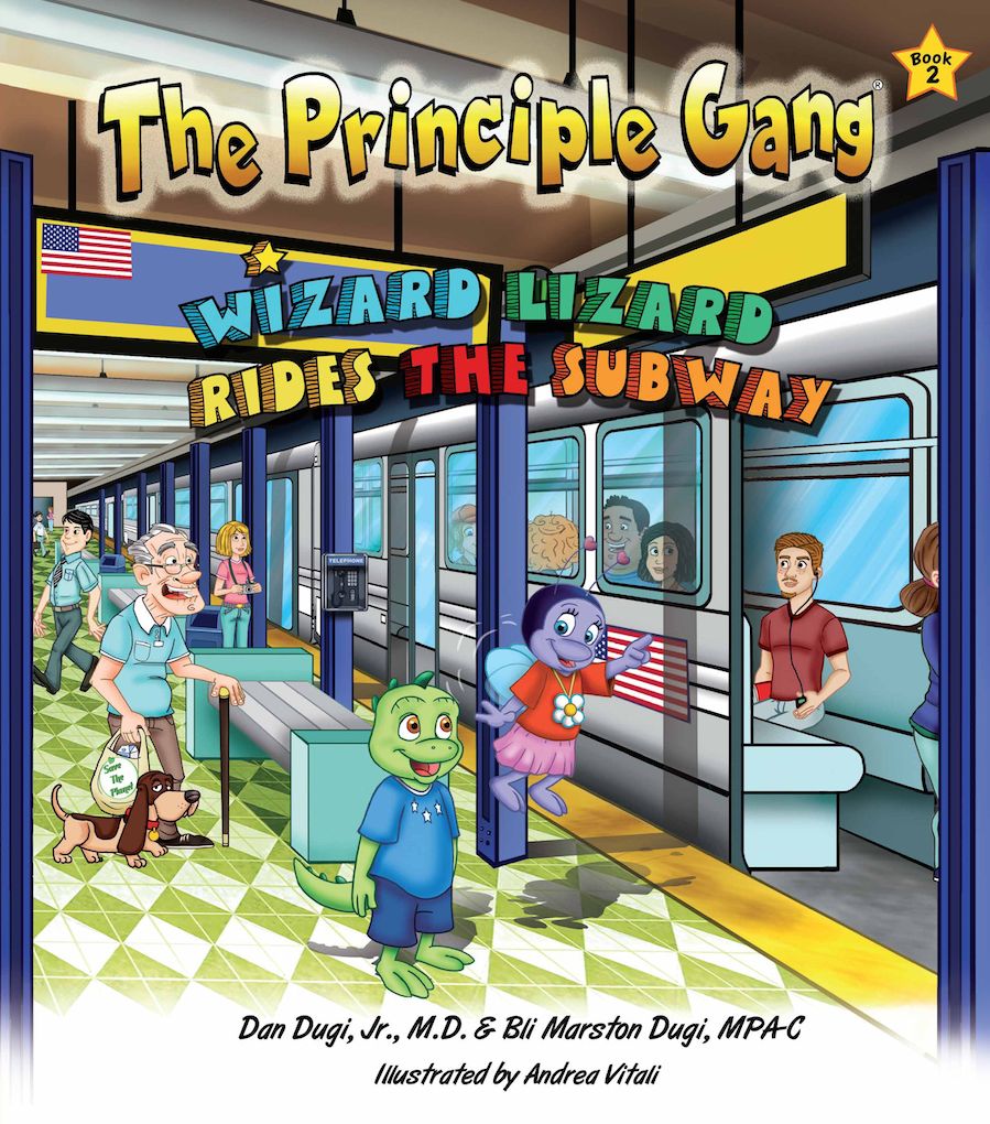 Wizard Lizard Rides the Subway: Book Two in The Principle Gang series