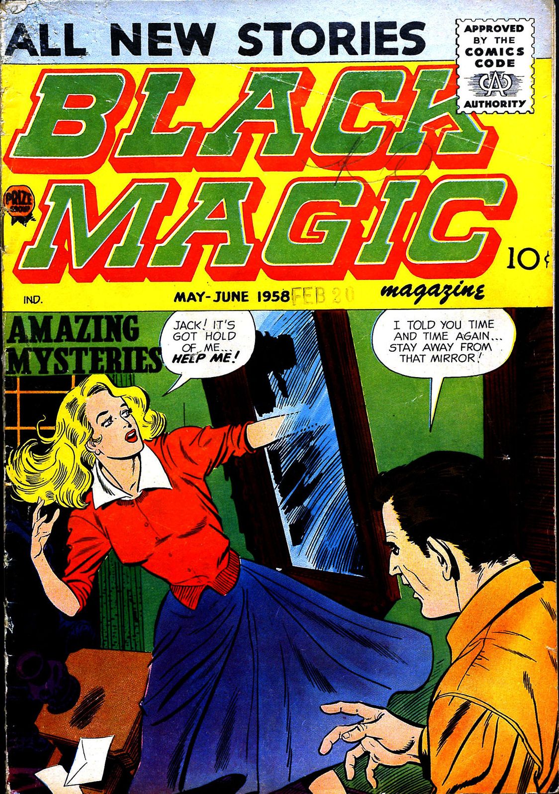 Black Magic Number 5 Horror Comic Book