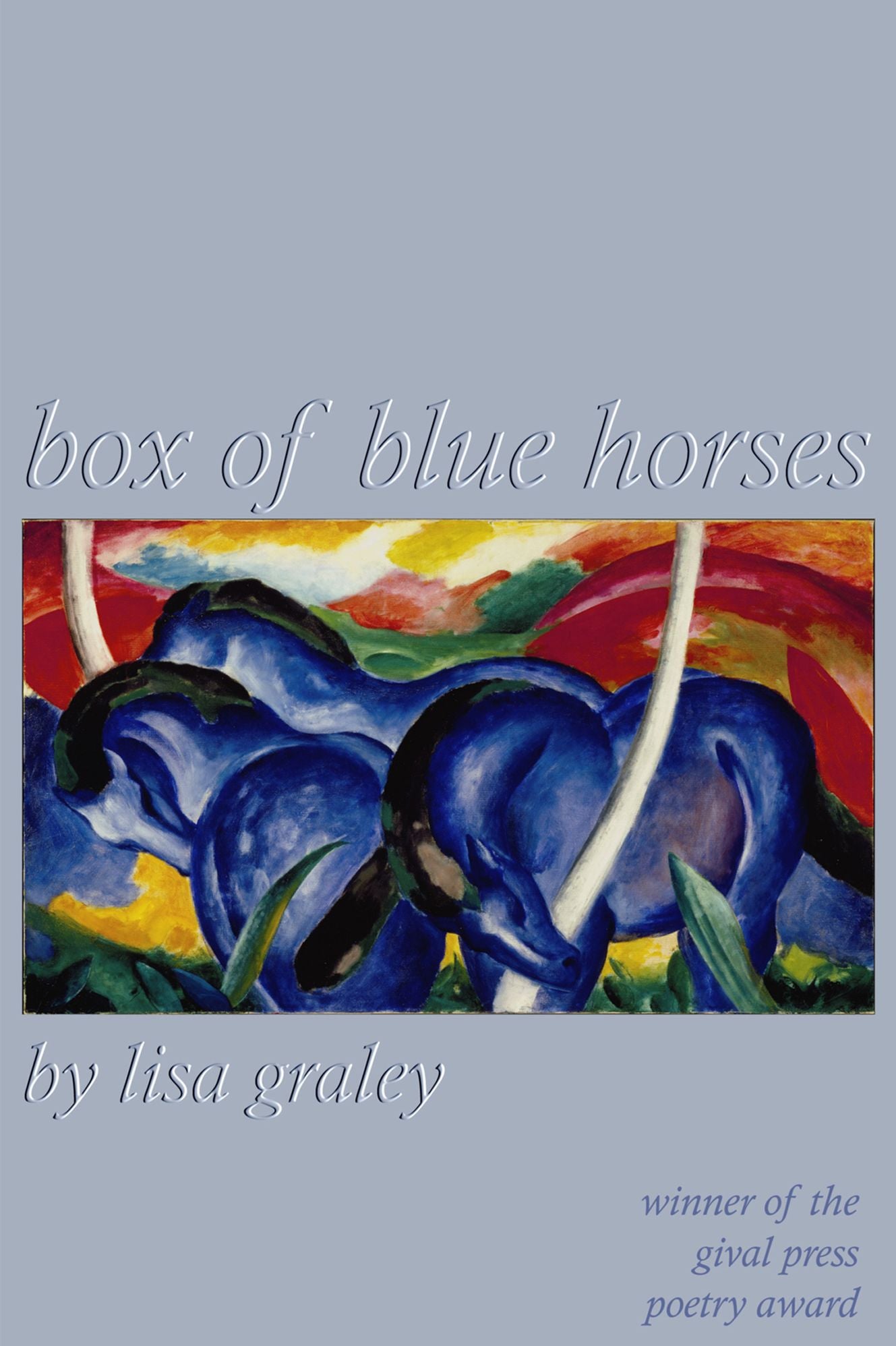 Box of Blue Horses