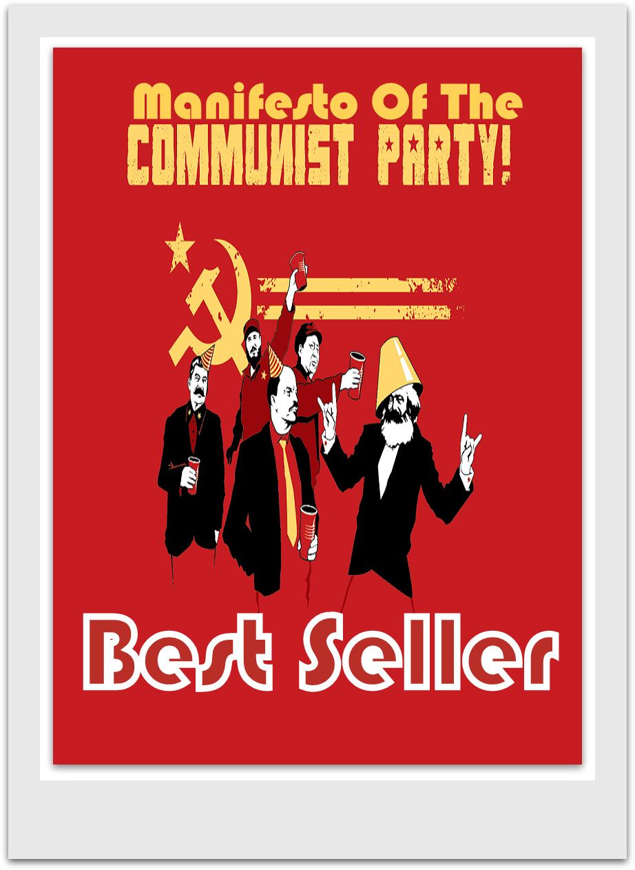 Best Sellers Manifesto of the Communist Party ( manifesto, policy, proposal, program, suggestion, offer, application, communist, collective, socialist )