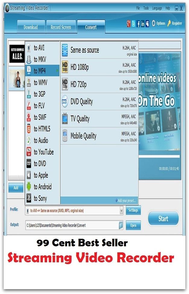 99 Cent best seller Streaming Video Recorder(streamertail,streamflow,streamful,streaminess,streaming,streamless,streamlet,streamlets, current,streamlike,streamline)