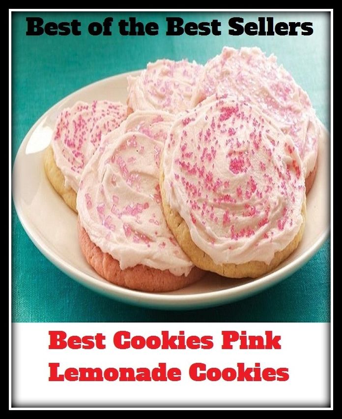 Best of the best seller Best Cookies Pink Lemonade Cookies(bread,cooking,cuisine,drink,fare,feed,foodstuff,meal,meat,snack,aliment)