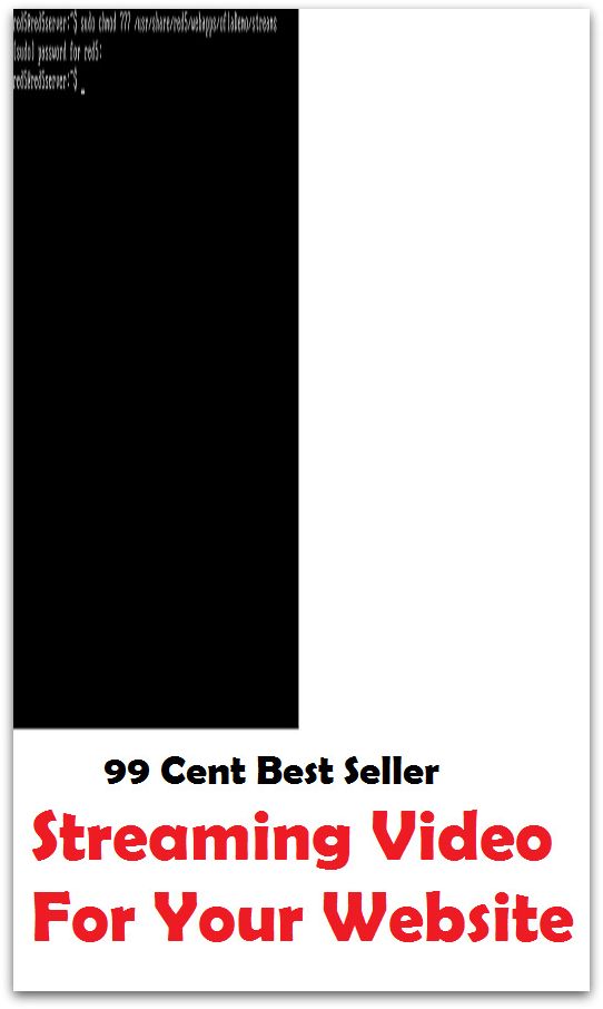 99 Cent best seller Streaming Video For Your Website (streamertail,streamflow,streamful,streaminess,streaming,streamless,streamlet,streamlets, current,streamlike,streamline)