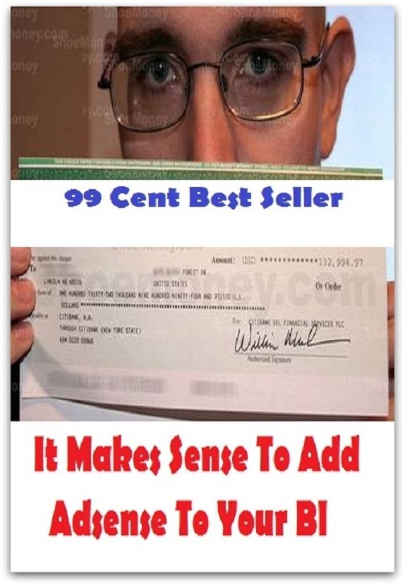 99 Cent Best Seller It Makes Sense To Add Ad Sense To Your Bl ( theory, hypothesis, conjecture, speculation, assumption, premise, presumption, guess )