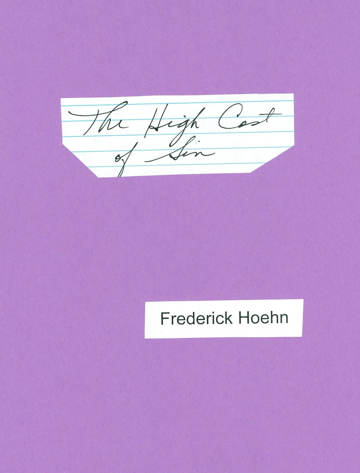 The High Cost of Sin